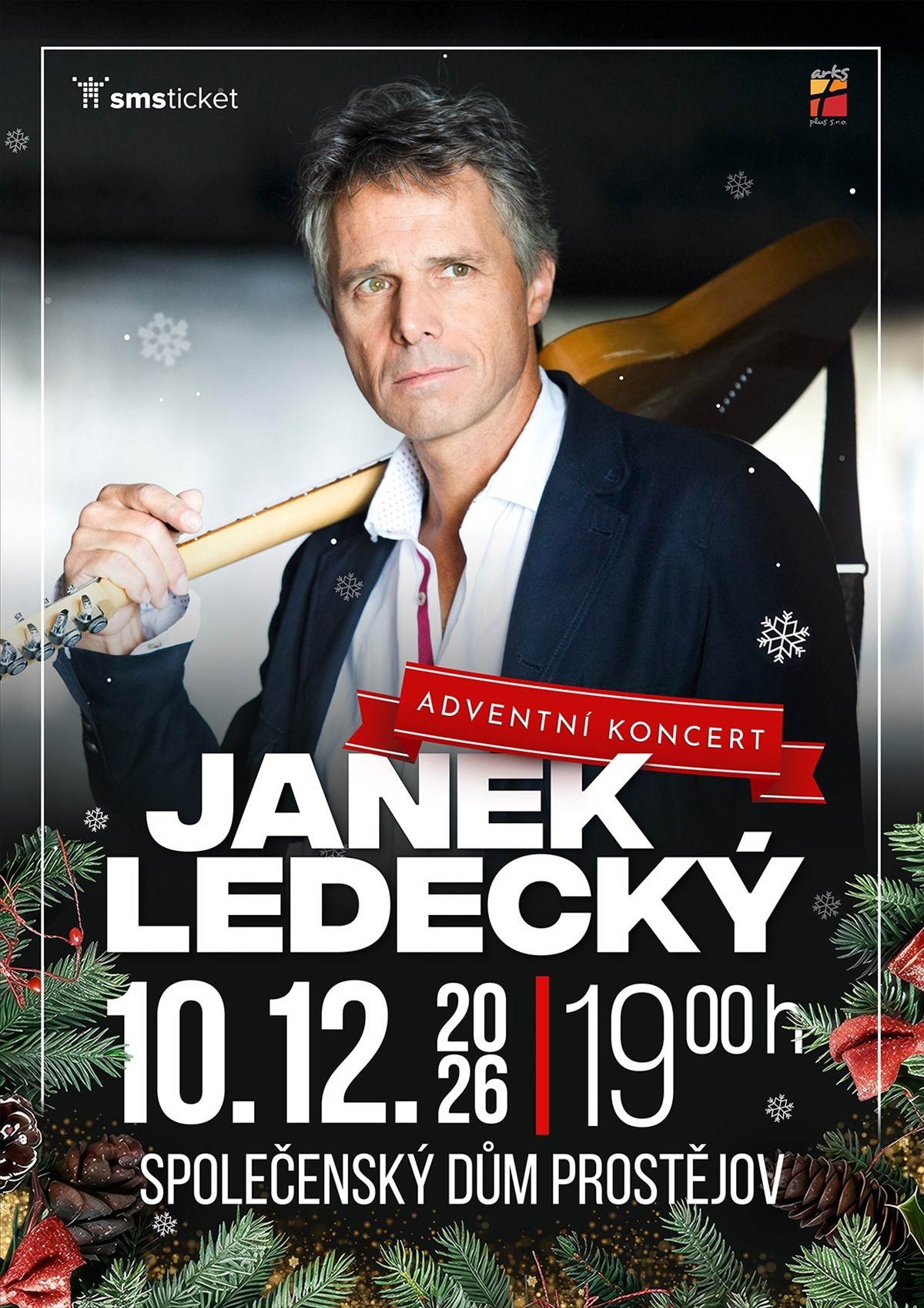 Plakát – Adventní koncert - Janek Ledecký