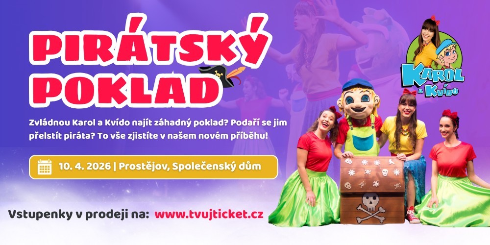 Plakát – KAROL a KVÍDO Pirátský poklad