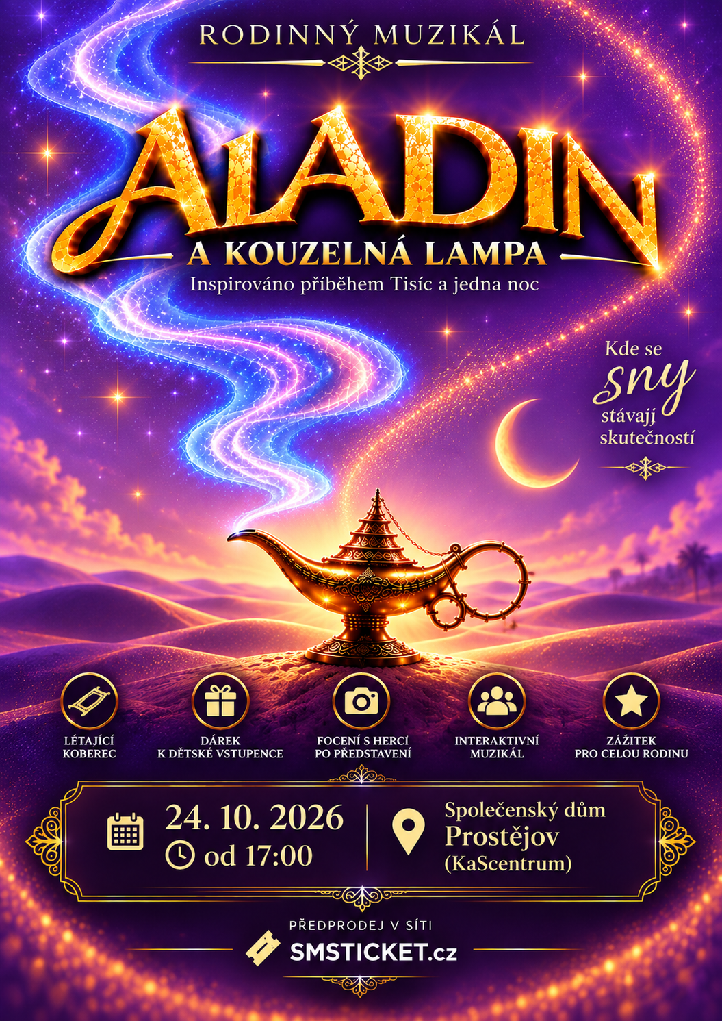 Plakát – ALADIN A KOUZELNÁ LAMPA