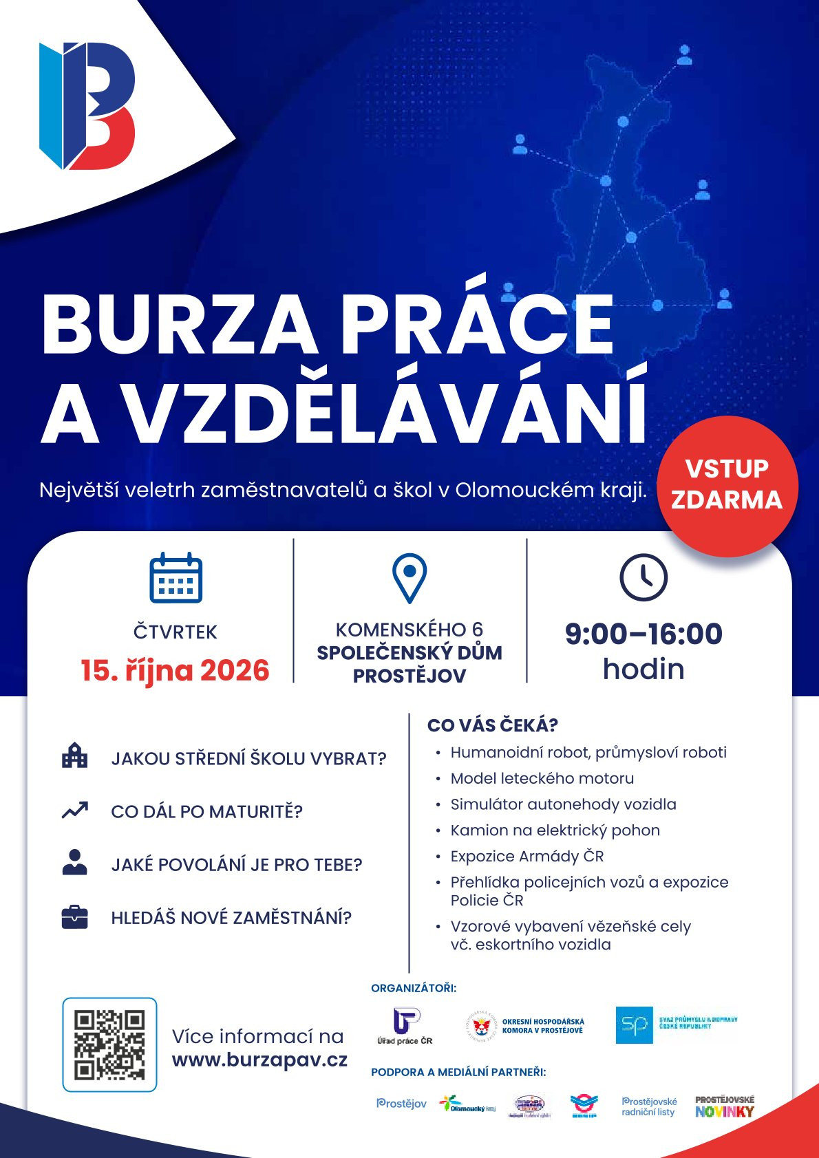 Plakát – Burza práce a vzdělávání