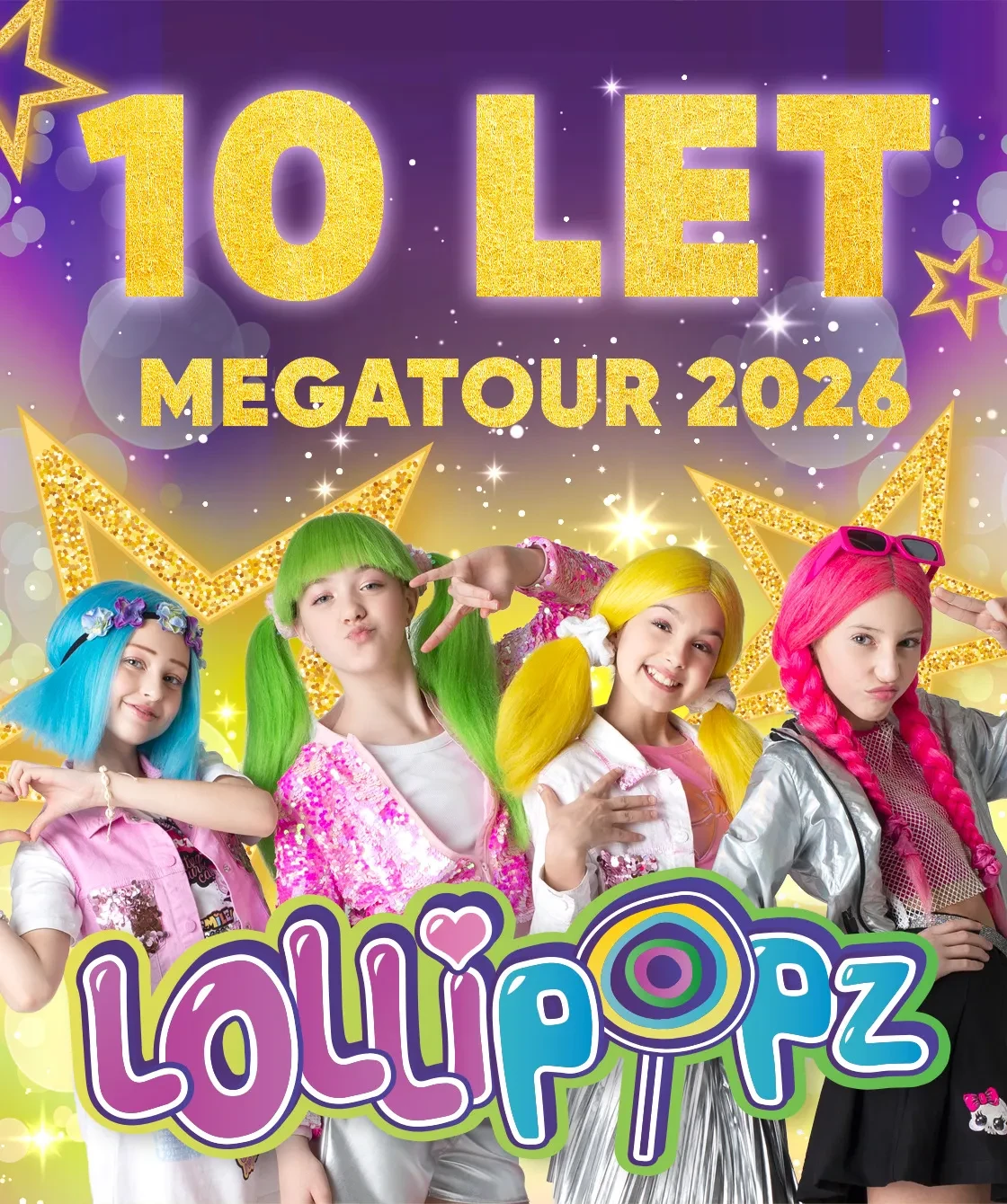 Plakát – Lollipopz - MEGATOUR 2026 - Prostějov